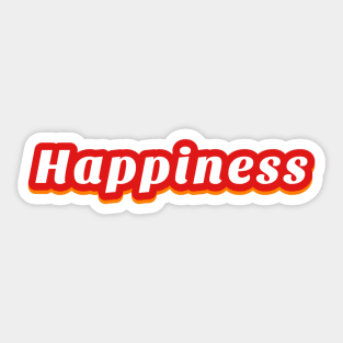 Happiness Sticker